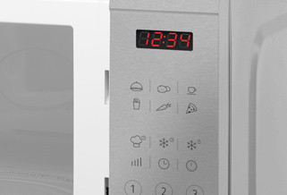 Kuchenka mikrofalowa do zabudowy AMICA AMMB20E1GB czarna - zdjęcie 1