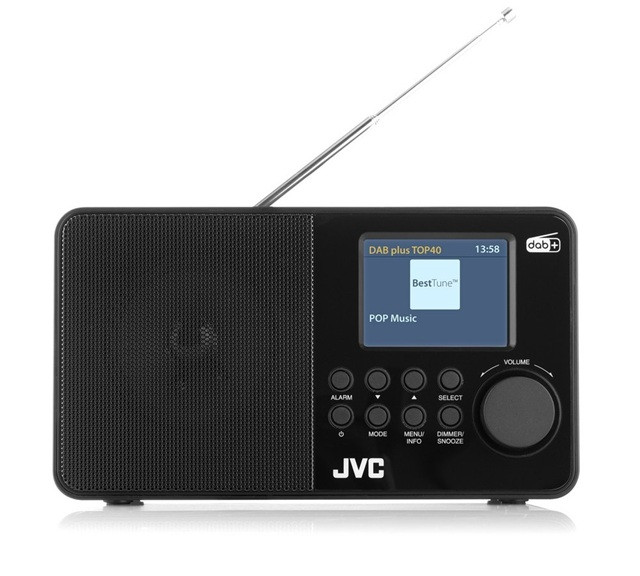 Radio JVC DAB RA-E611B-DAB black - zdjęcie 4