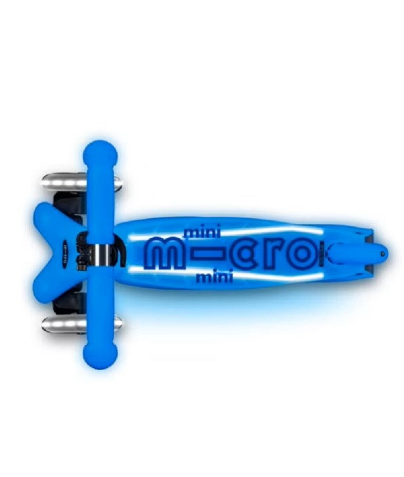 Hulajnoga Mini Micro Deluxe Glow LED Plus Glacier Aqua - zdjęcie 2