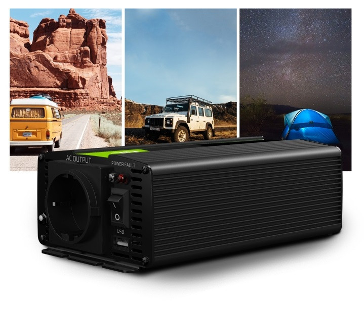 GREEN CELL PRZETWORNICA INV08 12V-230V 1000W/2000W - zdjęcie 2