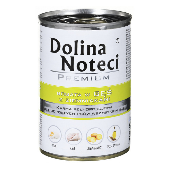 DOLINA NOTECI Premium bogata w gęś z ziemniakami - mokra karma dla psa - 400g - zdjęcie 1