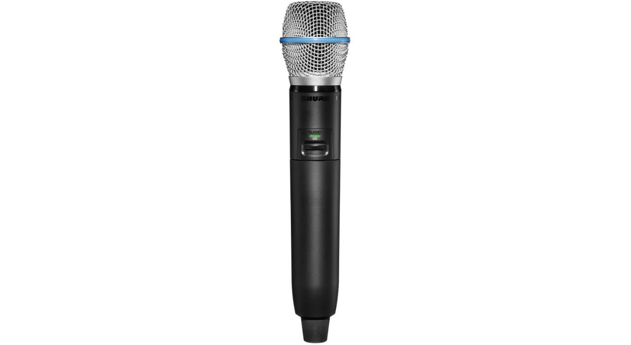 Shure GLXD2+/B87A-Z4 - Cyfrowy nadajnik bezprzewodowy doręczny DUAL BAND z główką Beta87A - zdjęcie 1