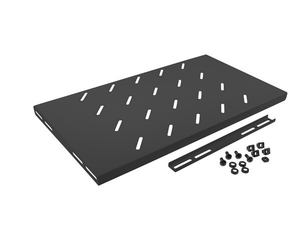 LANBERG PÓŁKA DO SZAF WISZĄCYCH 19" 450MM 1U CZARN - zdjęcie 1
