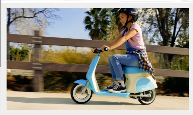 RAZOR-motocykl elektryczny Pecket Mod Petite Blue - zdjęcie 3