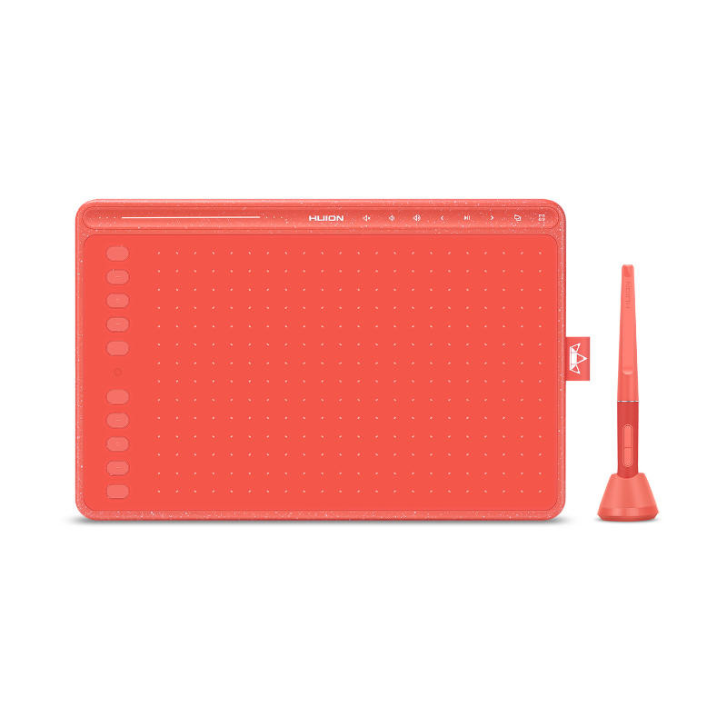 Tablet graficzny Huion HS611 Red - zdjęcie 1