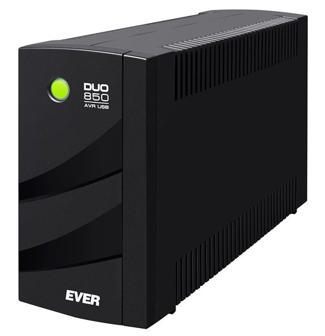 Zasilacz UPS EVER DUO 850 AVR USB (TWR; 850VA) (T/DAVRTO-000K85/00) - zdjęcie 1