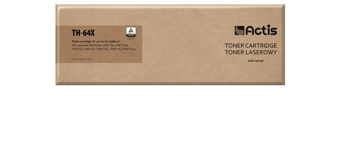 Actis TH-64X Toner do drukarki HP, Zamiennik HP 64X CC364X; Standard; 24000 stron; czarny. - zdjęcie 1