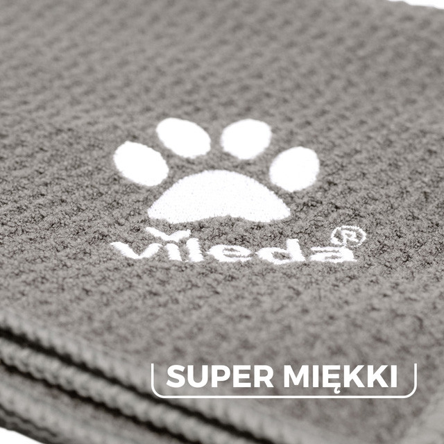 VILEDA Pet Pro XL Ręcznik z mikrofibry dla zwierząt - 100x65 cm - zdjęcie 7