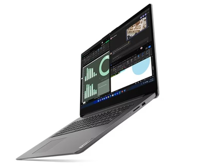 Lenovo V17 G4 IRU i7-1355U 17.3" FHD IPS 300nits AG 16GB DDR4-3200 SSD512 Intel Iris Xe Graphics W11Pro Iron Grey 3Y OnSite - zdjęcie 3
