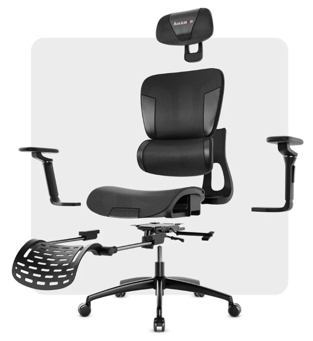 Fotel gamingowy Huzaro Combat 7.9 Black - zdjęcie 7