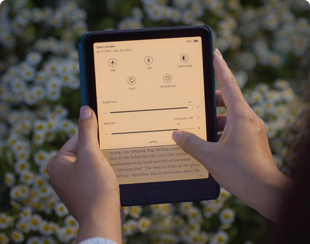 Czytnik Ebook Kindle Paperwhite (12 Generacja) 2024 7” glare-free 16GB Wi-Fi (z reklamami) Black - zdjęcie 2