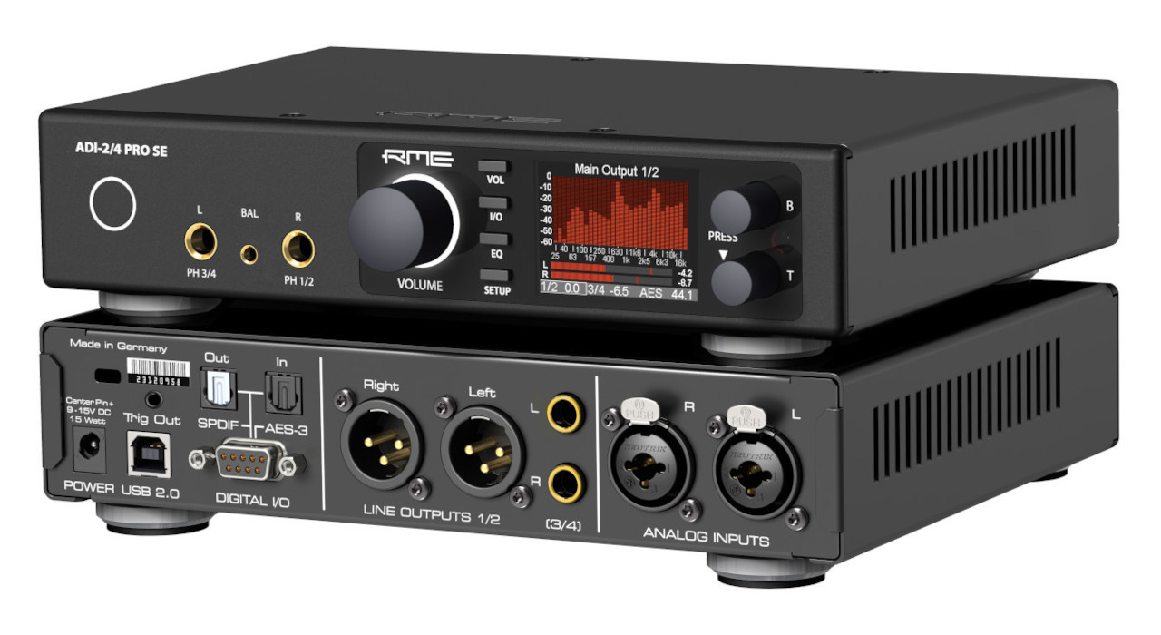 RME ADI-2/4 PRO SE - Referencyjny przetwornik A/D-D/A, 24-bity/768kHz - zdjęcie 4