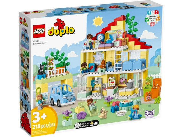LEGO DUPLO Town 10994 Dom rodzinny 3 w 1 - zdjęcie 1