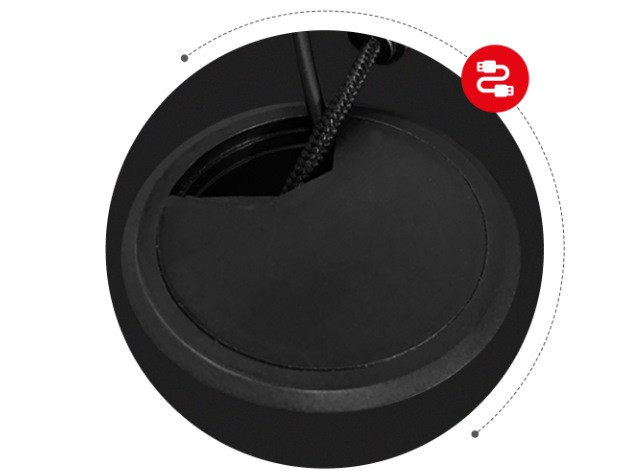 Biurko gamingowe Huzaro Hero 1.8 Black - zdjęcie 5