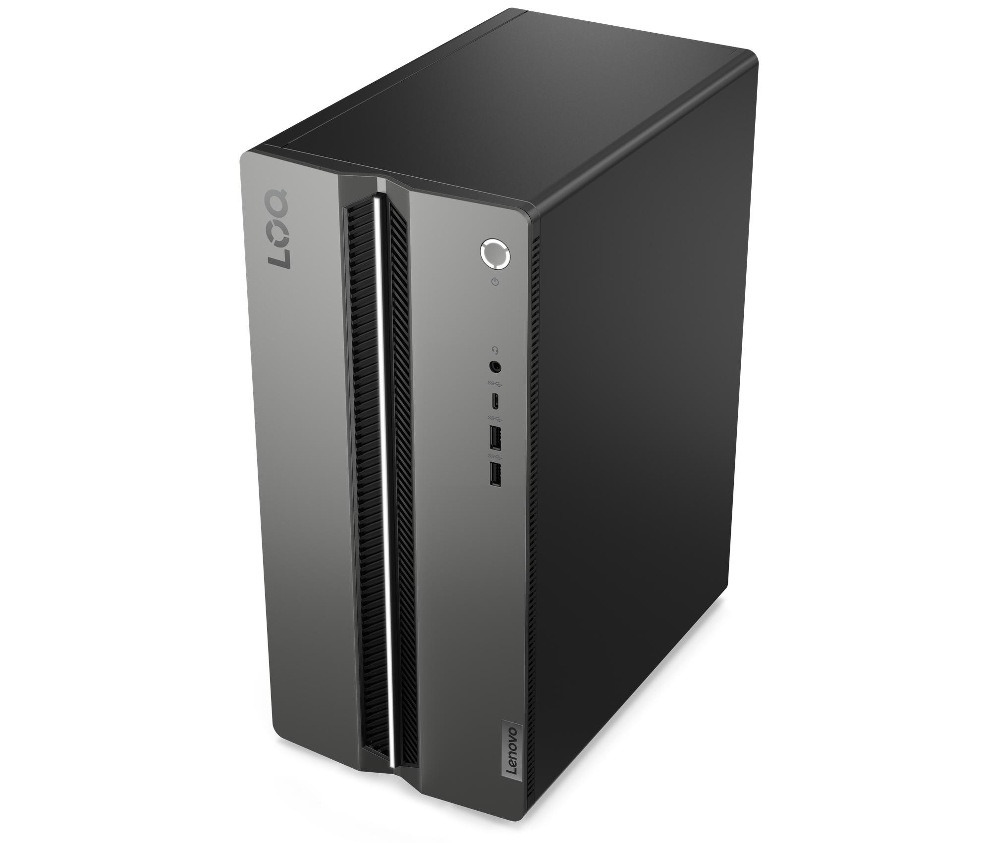 Lenovo LOQ Tower 17IRR9 i5-14400F 16GB DDR5 4800 SSD1TB GeForce RTX 3050 6GB Win11 Luna Grey / Raven Black - zdjęcie 2