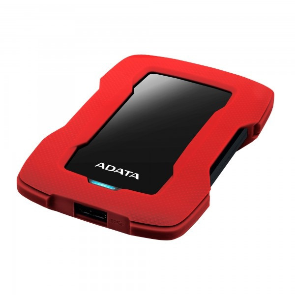 Dysk zewnętrzny HDD ADATA HD330 AHD330-2TU31-CRD (2TB; 2.5"; USB 3.2; czerwony) - zdjęcie 3