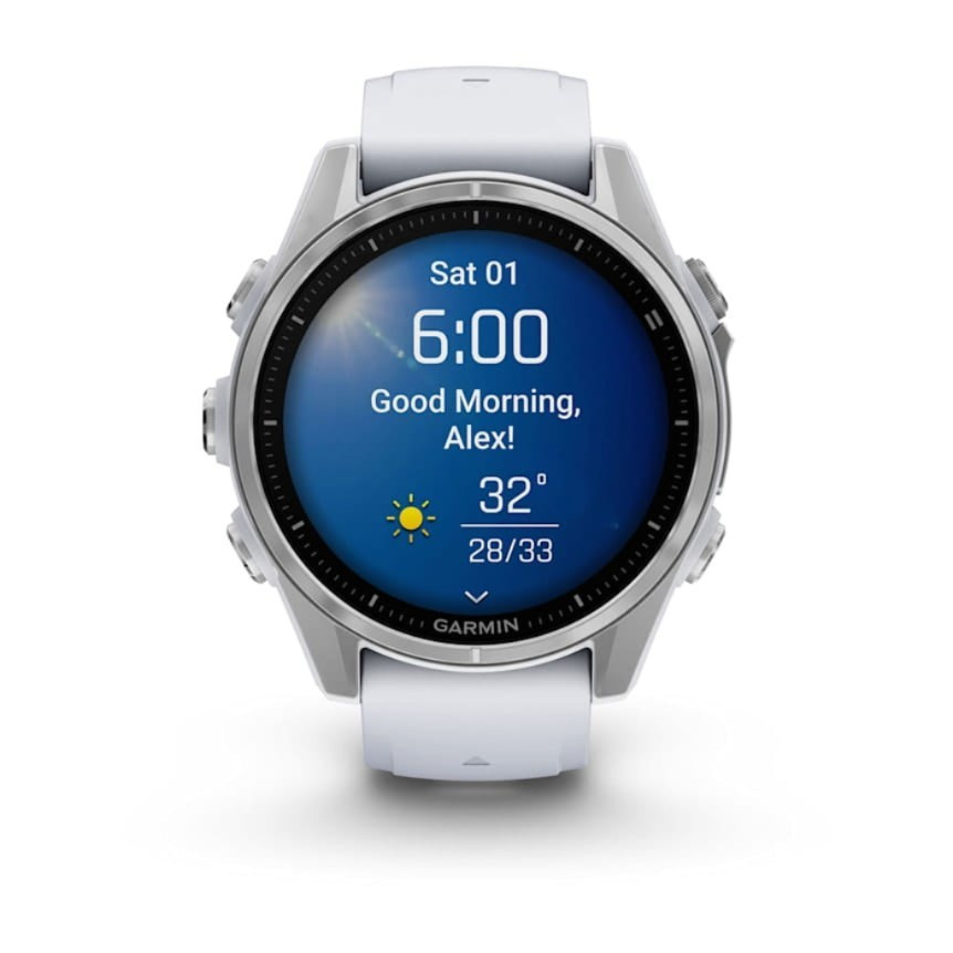 Garmin Fenix 8 AMOLED 43mm Srebrny - zdjęcie 1
