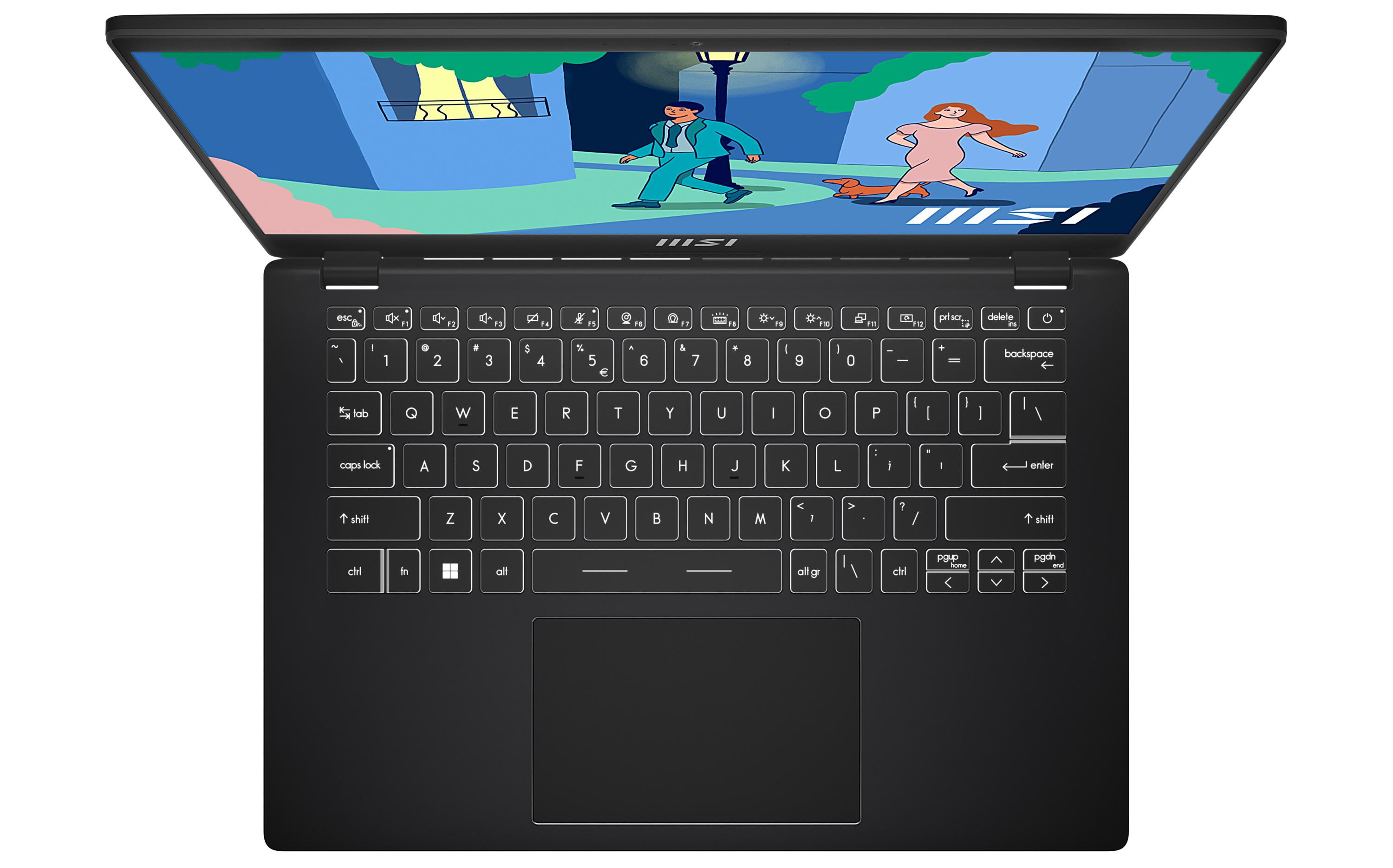 MSI Modern 14 C12MO-868PL i5-1235U 14" FHD 60Hz IPS-Level 16GB DDR4 3200 SSD512 Intel Iris Xe Graphics Win11 - zdjęcie 2