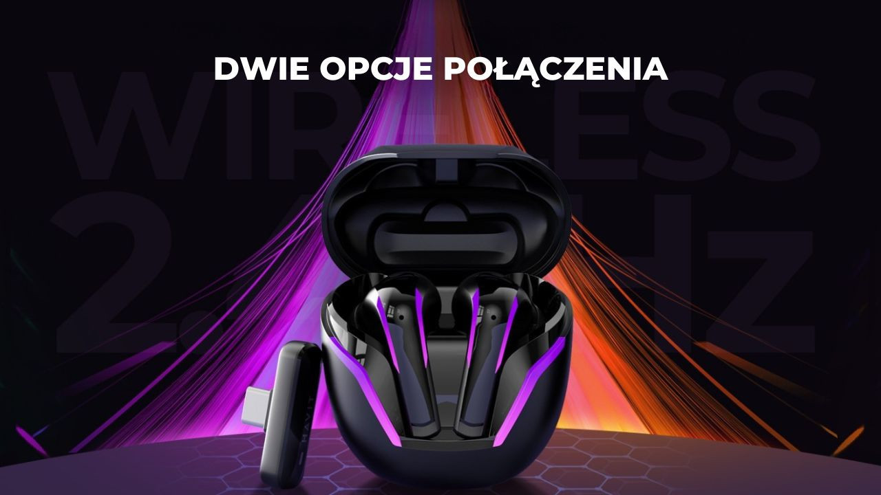 Bezprzewodowe słuchawki TWS Havit TW970 (czarny) - zdjęcie 2