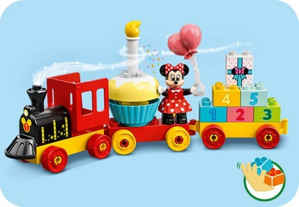 LEGO DUPLO 10941 Urodzinowy pociąg myszek Miki i Minnie - zdjęcie 4