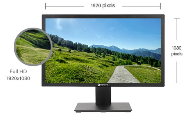 AG NEOVO MONITOR LCD LW-2402 BEZ MIGOTANIA, HDMI - zdjęcie 2