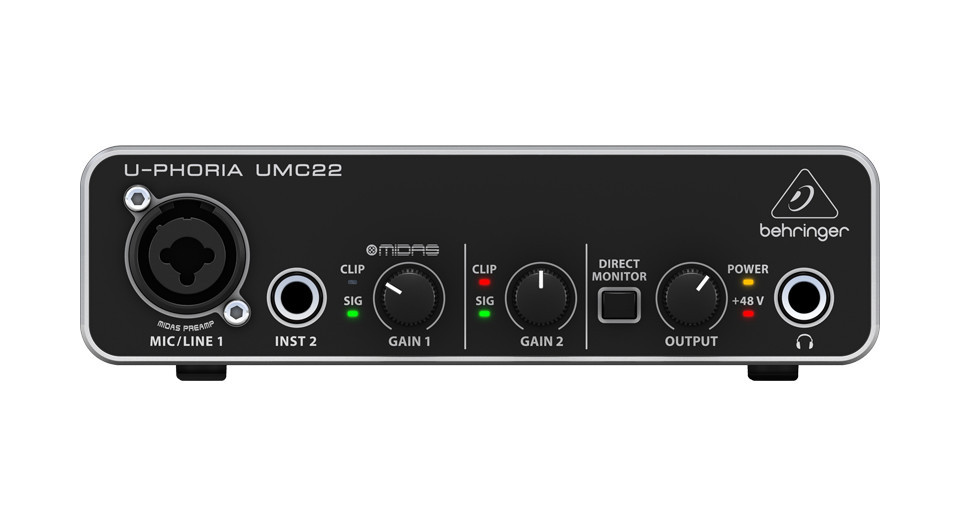 Behringer UMC22 - Interfejs audio USB - zdjęcie 1