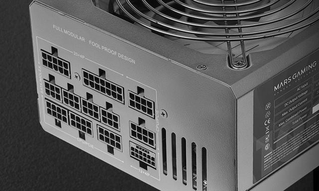 TACENS MARS MPB1000P 1000W DC-DC, ATX 3.1, PCIe 5.1, 80PLUS GOLD - zasilacz/PSU - zdjęcie 3