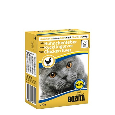 BOZITA Kurczak w galaretce - mokra karma dla kota - 370g - zdjęcie 1