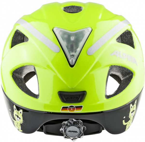 Kask rowerowy ALPINA XIMO FLASH jaskrawy żółty 49-54 - zdjęcie 2