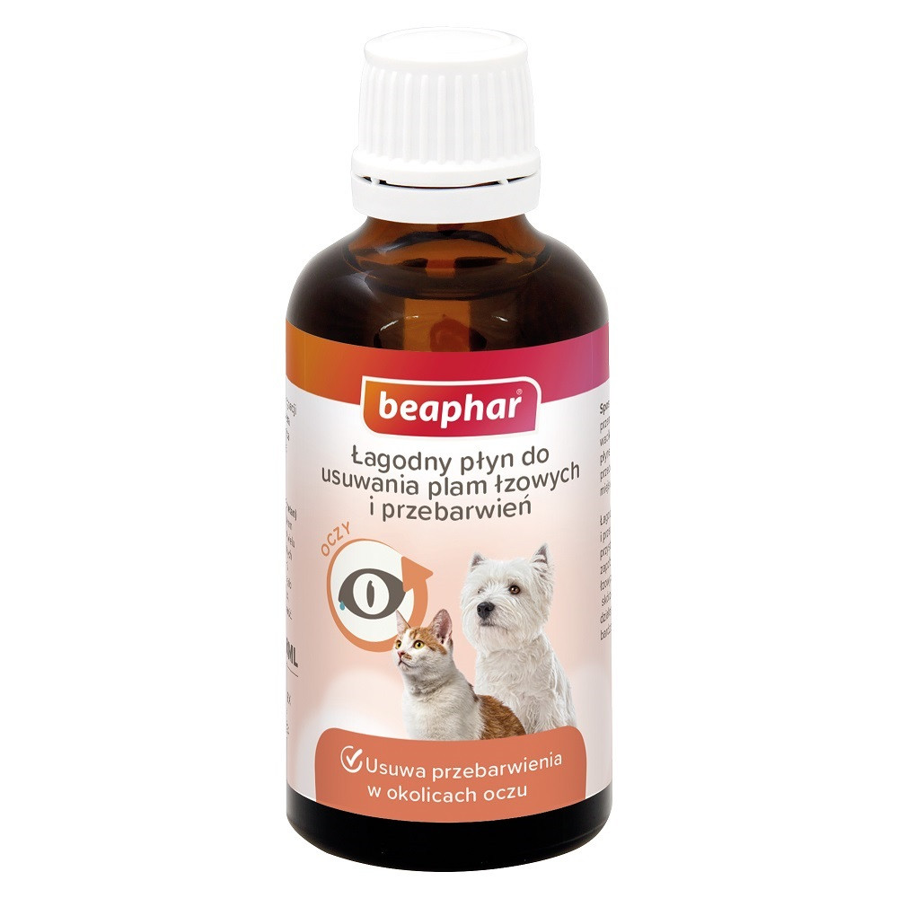 BEAPHAR - łagodny płyn do usuwania plam łzowych dla psa i kota - 50ml - zdjęcie 1