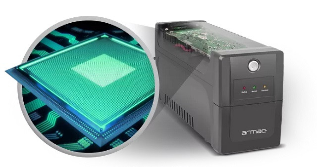 UPS ARMAC HOME LINE-INT 2xSCHUKO USB-B H650F/LEDV2 - zdjęcie 2