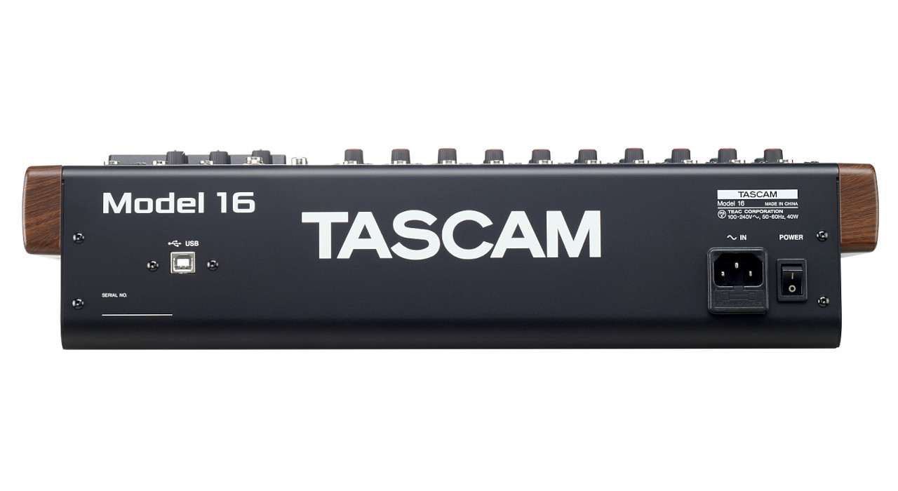 Tascam Model 16 - 14-kanałowy mikser analogowy z 16-ścieżkowym, cyfrowym rejestratorem - zdjęcie 6