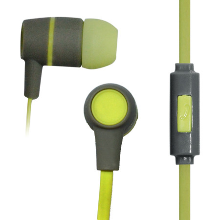 VAKOSS Słuchawki douszne stereo z mikrof./ regulacja głośności SK-214G szare - zdjęcie 1