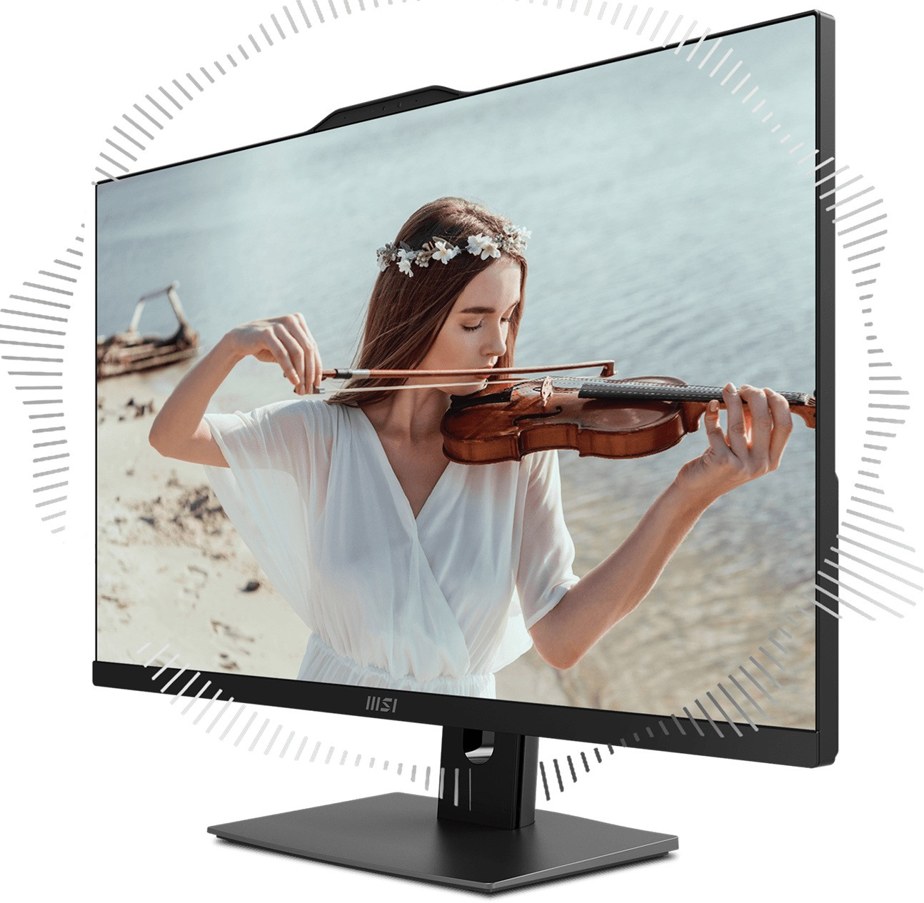 MSI AIO PRO AP272P 1M-845EU Core7-150U 27" IPS LED FHD Non-Touch Anti-Glare 16GB SSD1TB M.2 AX211 WiFi 6E Windows 11 Pro Black - zdjęcie 1