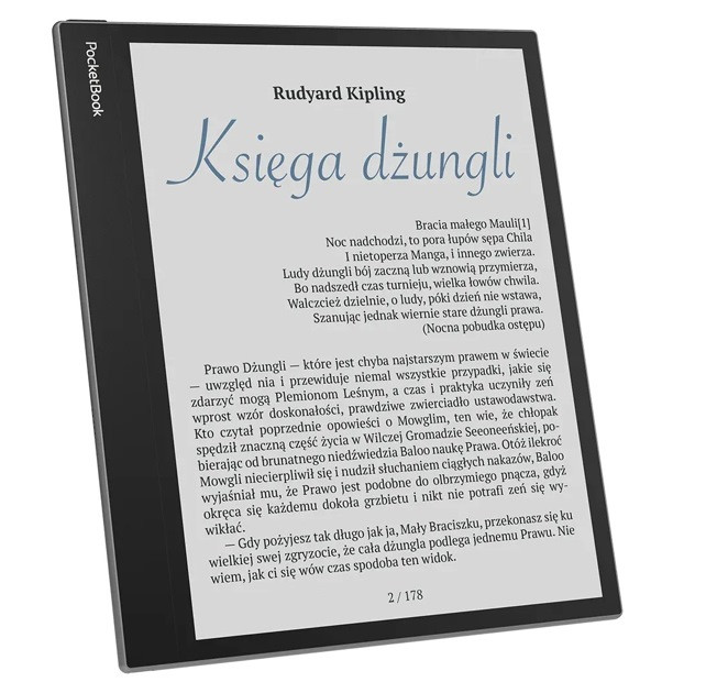 Czytnik Ebook PocketBook InkPad Eo 10,3" E-Ink Kaleido 3 64GB WI-FI Mist Gray - zdjęcie 2
