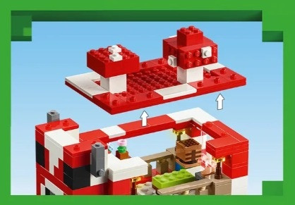 LEGO MINECRAFT 21270 Dom grzybowej krowy - zdjęcie 4
