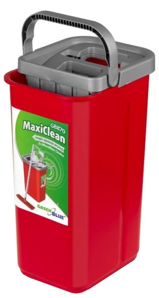 GREENBLUE MOP PŁASKI Z WIADREM I WYCISKACZEM GB870 - zdjęcie 5