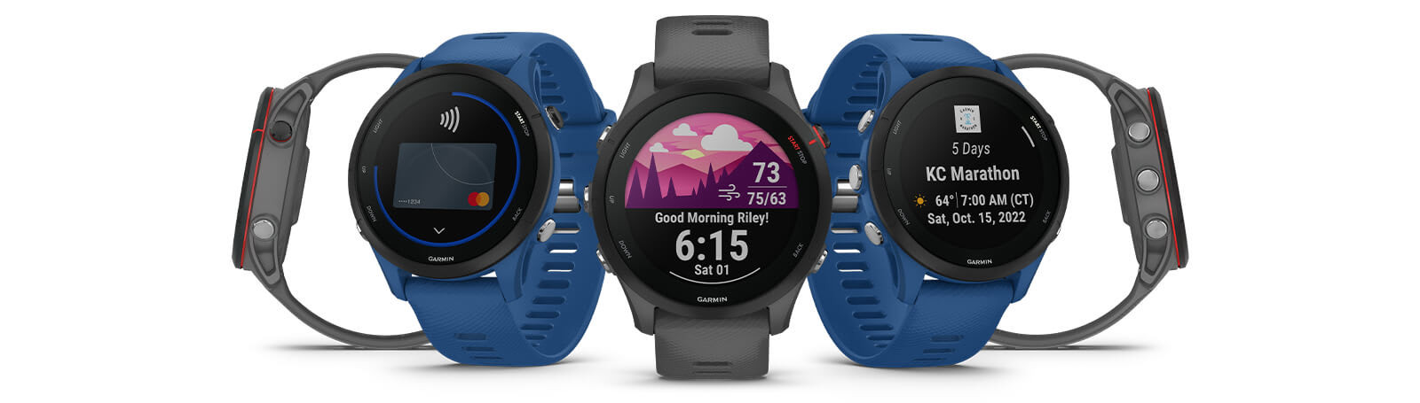 Zegarek Garmin Forerunner 255 Slate Grey - zdjęcie 1