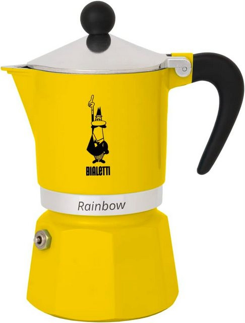 Bialetti kawiarka Rainbow 6tz Żółta - zdjęcie 1