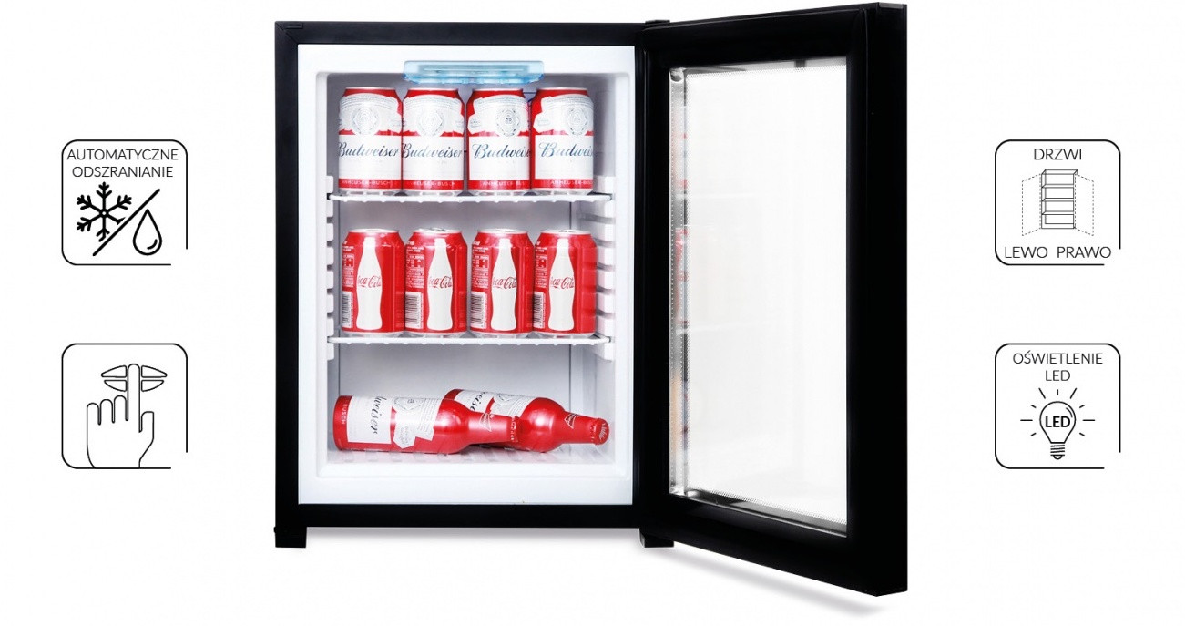 Minibar termoelektryczny (czarny) MPM-35-MBV-07 - zdjęcie 2