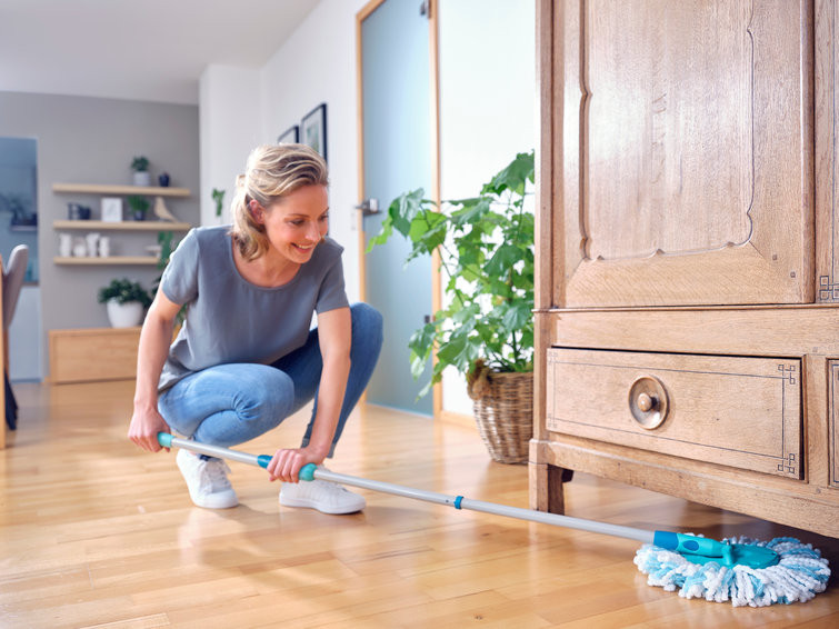Zestaw Clean Twist Mop Ergo na kółkach Leifheit - zdjęcie 2