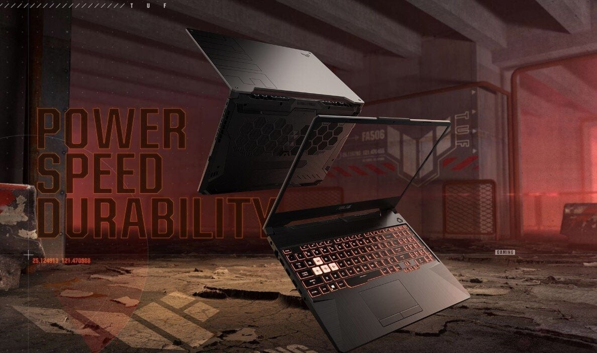 ASUS TUF Gaming A15 FA506NC-HN016 Ryzen 5 7535HS 15,6"FHD 144Hz Value IPS-level 250nits AG 16GB DDR5 4800 SSD512 GeForce RTX 3050 4GB WLAN+BT LAN Cam720p 48WHrs NoOS Graphite Black - zdjęcie 1