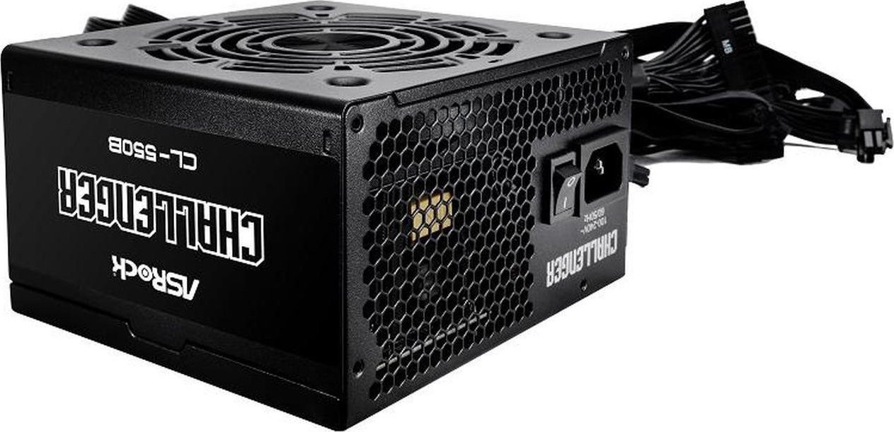 Zasilacz ASRock CHALLENGER 550W 80 Plus Bronze (90-UXC055-BNEAAA) - zdjęcie 5