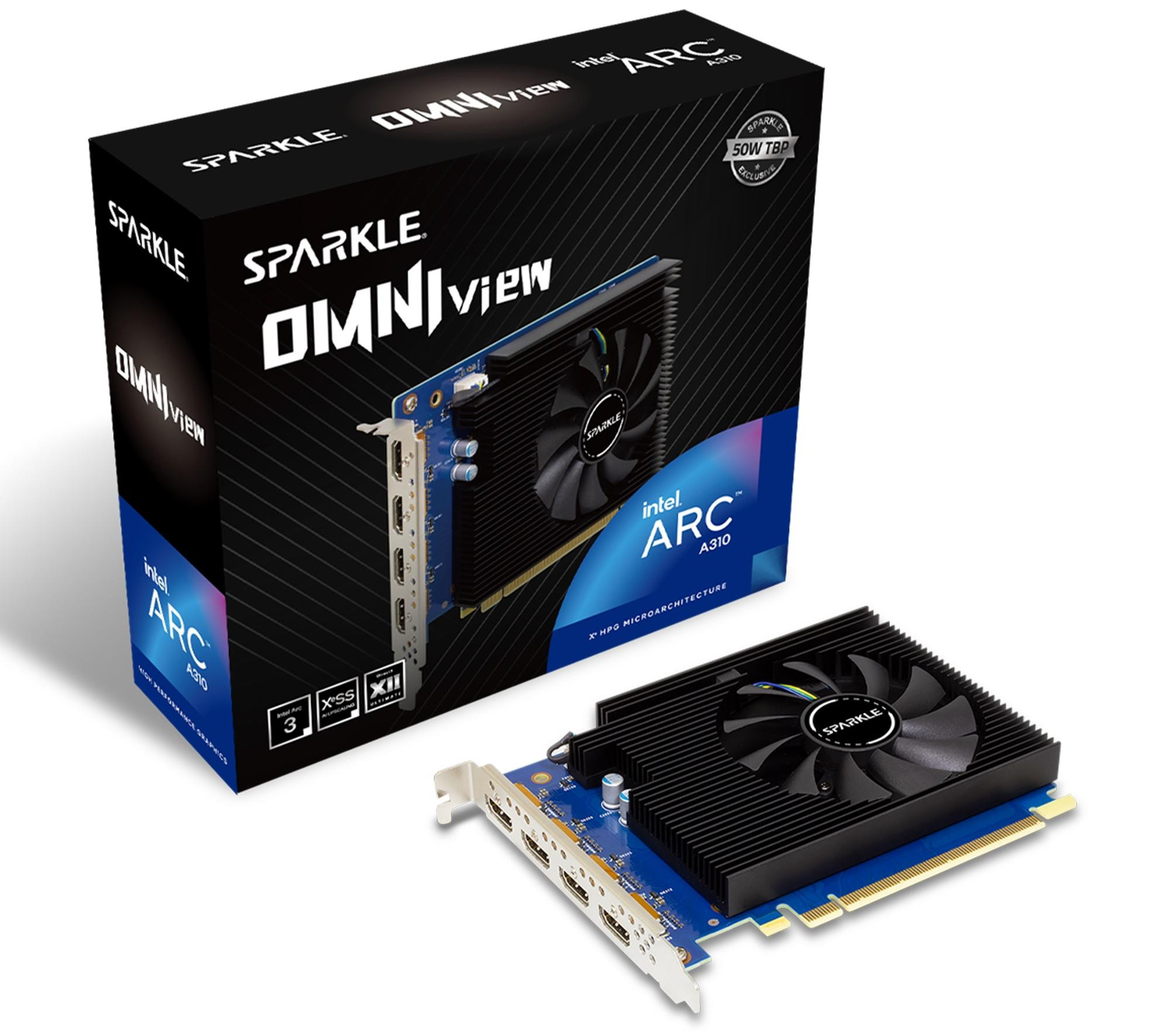 Karta graf. SPARKLE Intel Arc A310 Omni View 4GB - zdjęcie 1