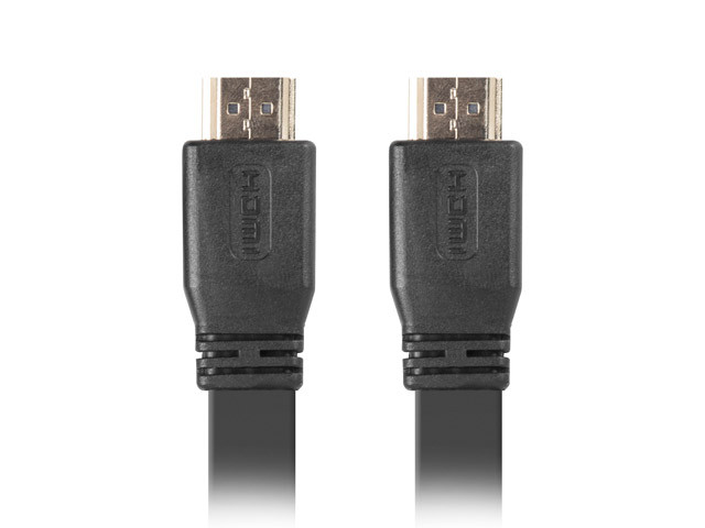 LANBERG KABEL HDMI V2.0 4K M/M 1M FLAT - zdjęcie 2