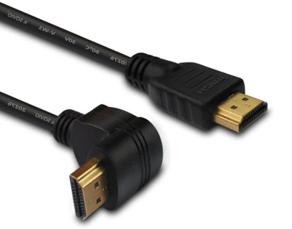 Savio kabel hdmi 1,5m v1,4 3d kątowy hdmi a męskie - hdmi a męskie cl-04 cl-04 - zdjęcie 1