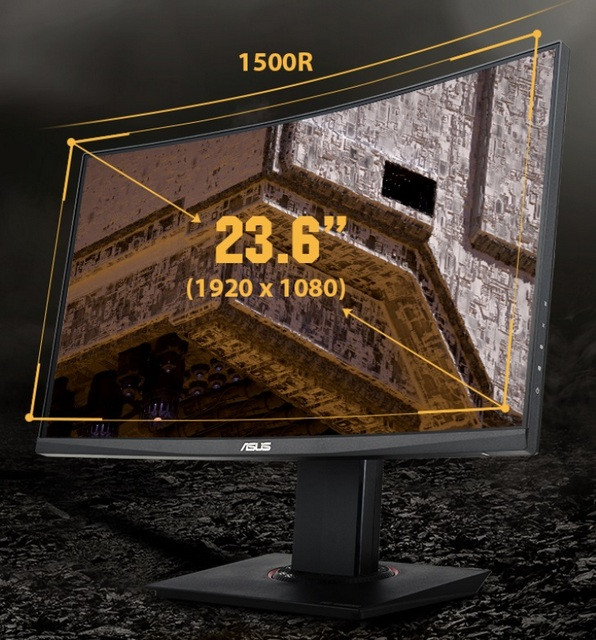 MONITOR ASUS 24" VG24VQR TUF Gaming - zdjęcie 2