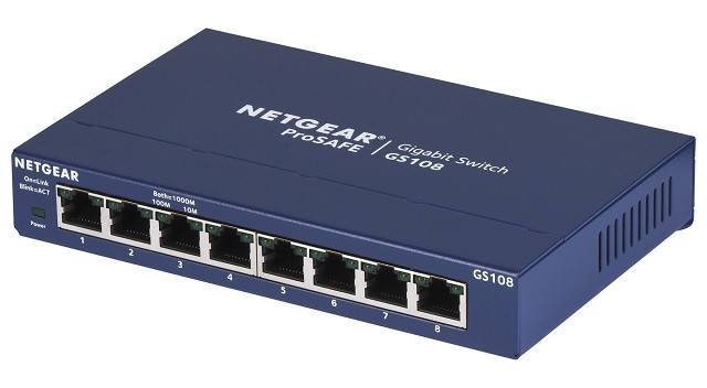 Switch Netgear GS108GE 8p Unmanaged Gigabit - zdjęcie 1