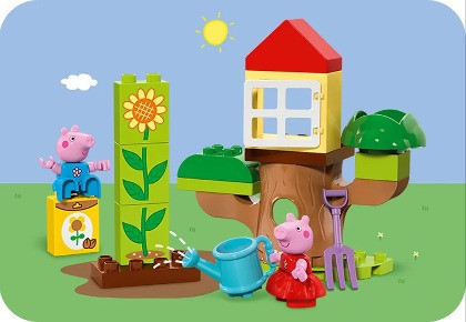 LEGO Peppa Pig 10431 Ogród i domek na drzewie Peppy - zdjęcie 5