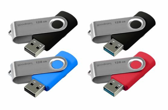Pendrive Goodram UTS 16GB USB 2.0 czarny - zdjęcie 2